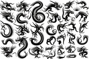 Dragon tattoo idea