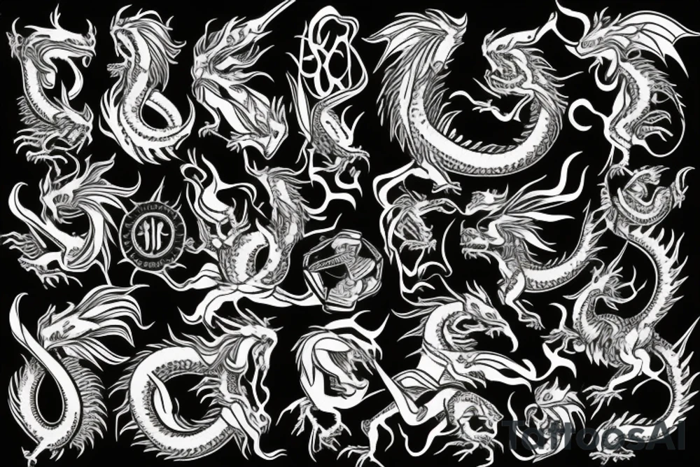 Dragon tattoo idea