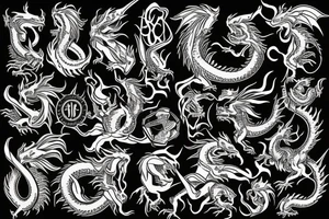 Dragon tattoo idea