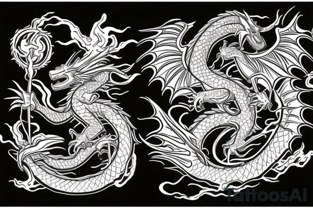 Dragon tattoo idea