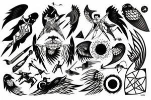 the fall of icarus tattoo idea