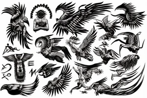 the fall of icarus tattoo idea