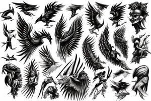 the fall of icarus tattoo idea