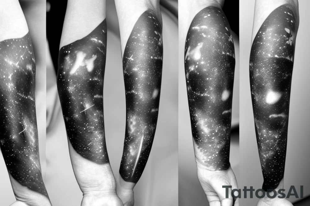 galaxies reflected in astronaut visor, facing camera tattoo idea galaxies reflected in astronaut visor, facing camera tattoo idea
