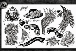 Ecuador Puerto Rico theme tattoo idea