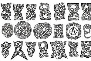 Celtic symbol wiccan tattoo idea