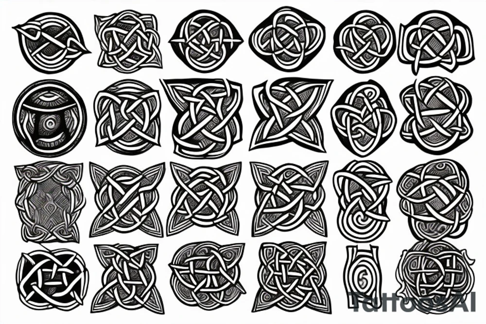 Celtic symbol wiccan tattoo idea