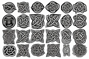 Celtic symbol wiccan tattoo idea