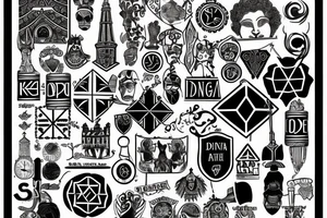 Denmark, England, France, South Africa tattoo idea