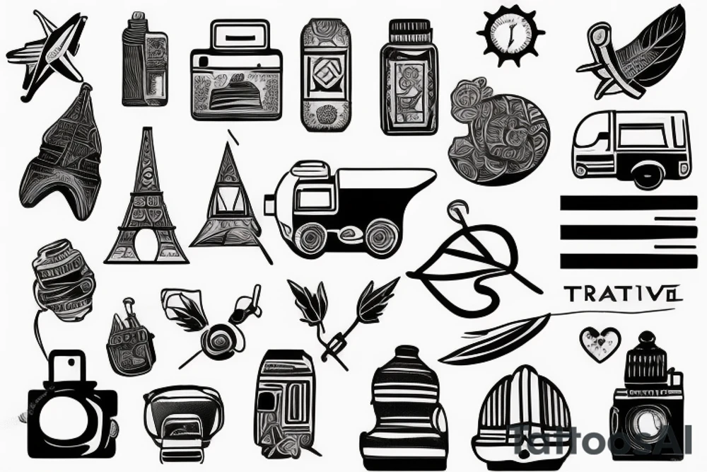 Travel tattoo idea