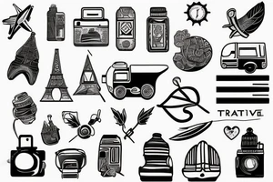 Travel tattoo idea
