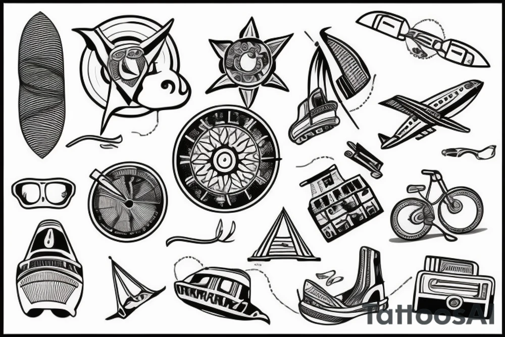 Travel tattoo idea