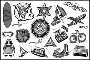 Travel tattoo idea
