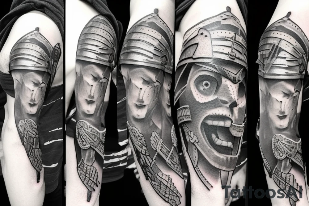 Spartan Soldier tattoo idea