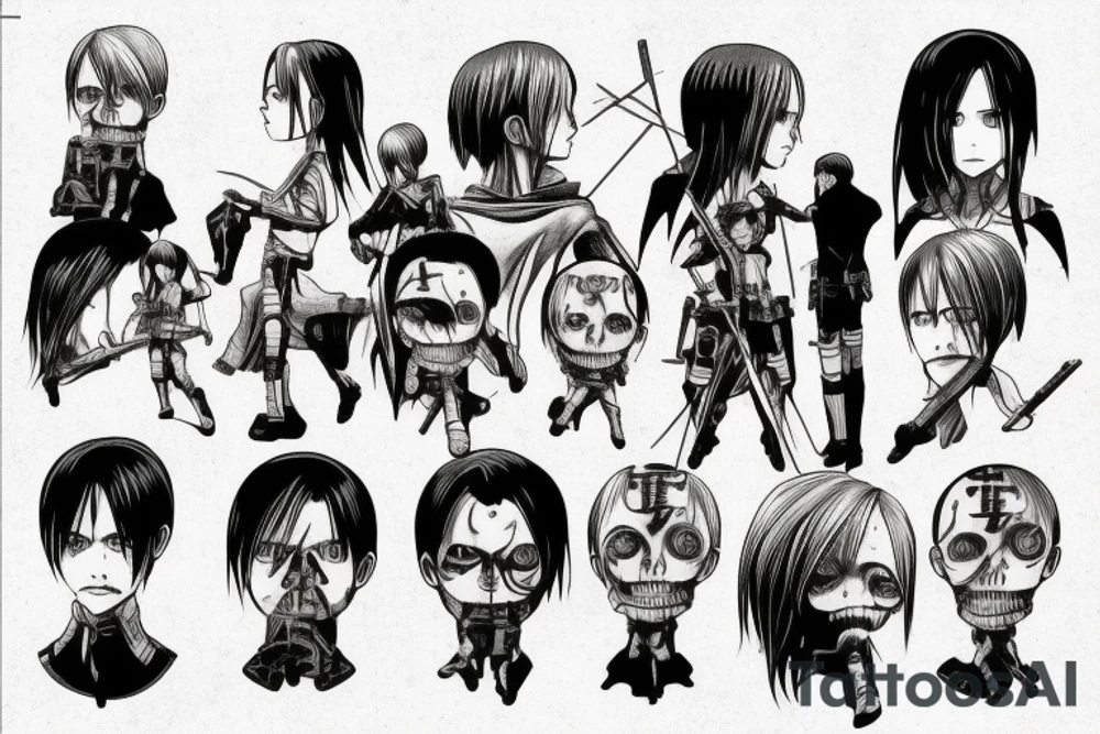 attack on titan tattoo idea