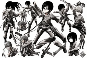 attack on titan tattoo idea