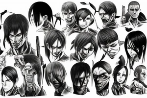attack on titan tattoo idea