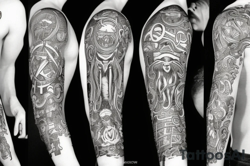 Ophiuchus as a god tattoo idea