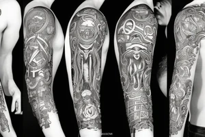 Ophiuchus as a god tattoo idea