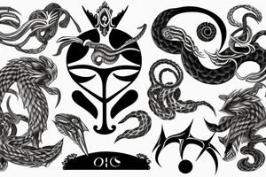 Ophiuchus as a god tattoo idea
