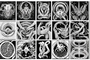 Ophiuchus as a god tattoo idea