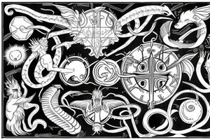 Ophiuchus as a god tattoo idea