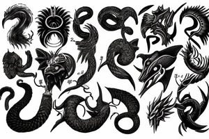 Ophiuchus as a god tattoo idea