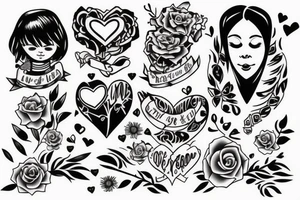 the love between a mother and her son tattoo idea