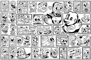 Rubber duck tattoo idea