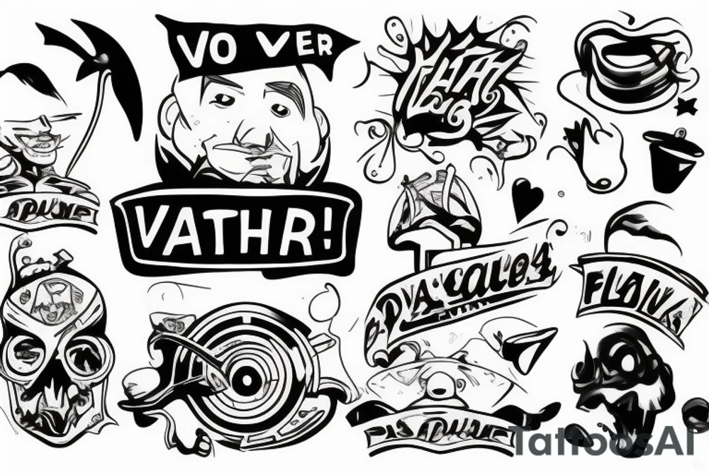 van father tattoo idea