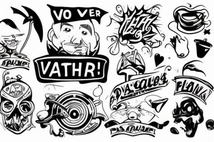 van father tattoo idea