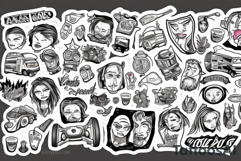 a van tattoo idea