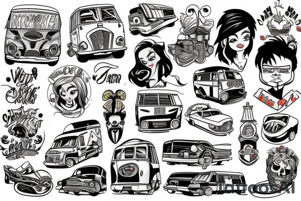 a van tattoo idea