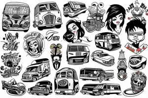 a van tattoo idea