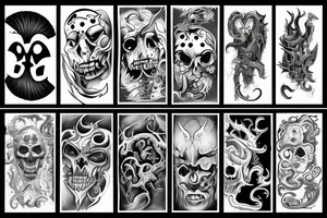 Demon tattoo idea