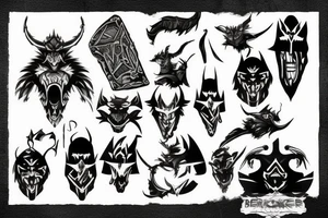 Berserker tattoo idea