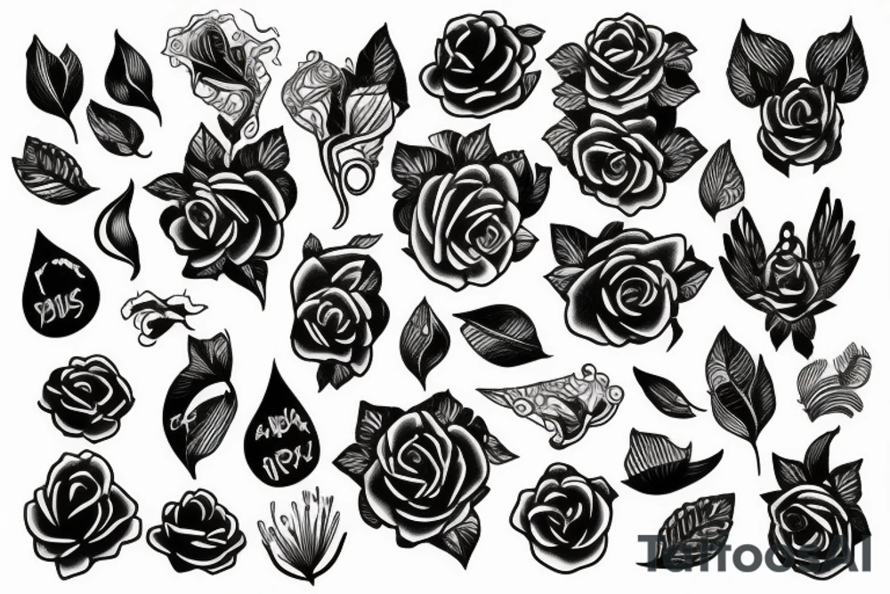 Jappenese blackout tattoo tattoo idea