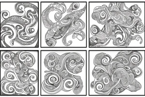 Jappenese swirls tattoo idea