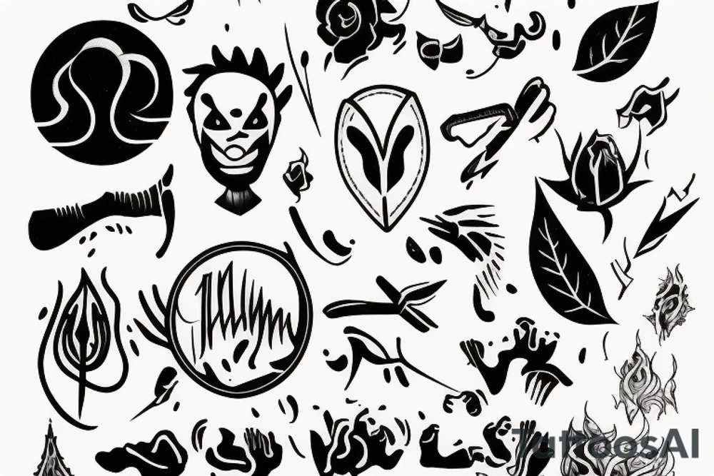 Overcoming trauma tattoo idea