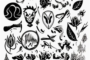 Overcoming trauma tattoo idea
