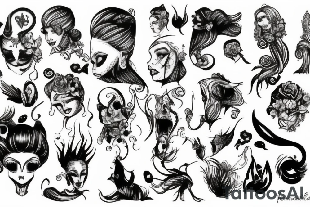 Formidable character tattoo idea