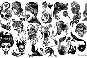 Formidable character tattoo idea