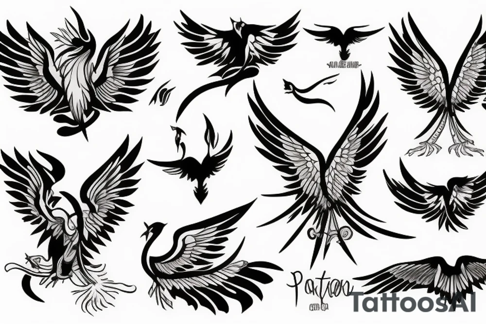 Phoenix tattoo idea