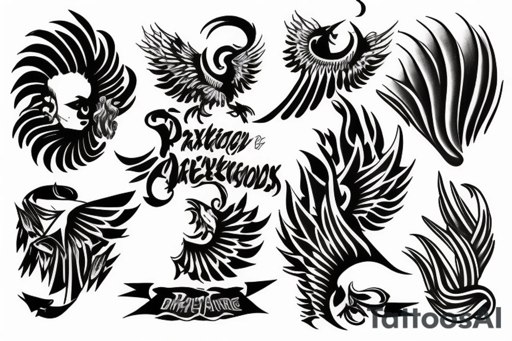 Phoenix tattoo idea