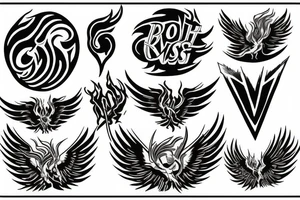 Phoenix rise from your ashes tattoo idea