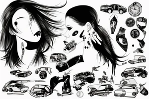 Car Accident 24-1-2022 
Losing a girl tattoo idea