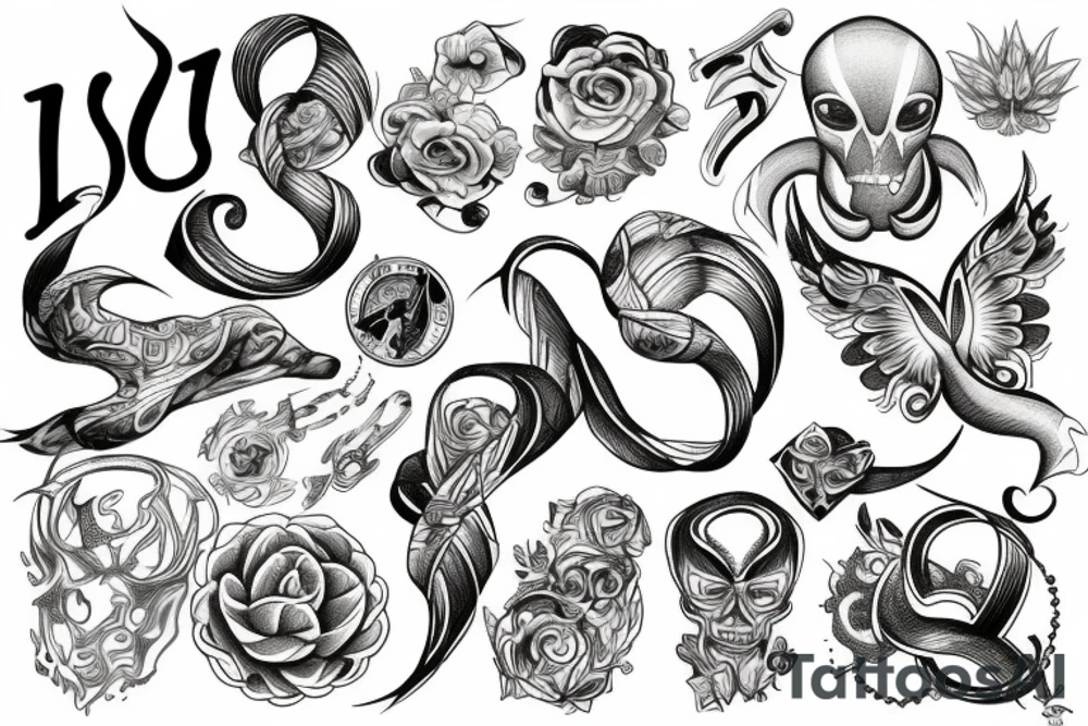 infinity
108 tattoo idea