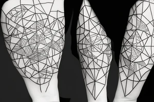Constellation map with a map of north and south america in latino style tattoo idea
