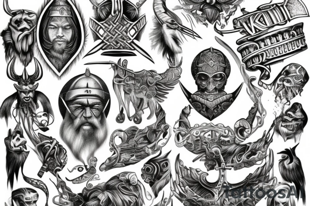 Viking tattoo idea