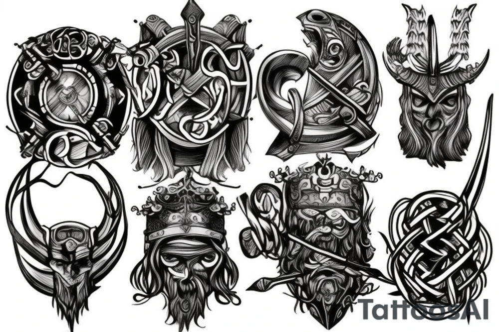 Viking tattoo idea